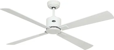 Produktbild von Energiespar Deckenventilator mit Fernbedienung Eco Neo III WiFi 132 cm Weiß Flügel Weiß / Lichtgrau