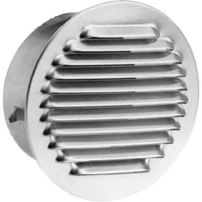 Productafbeelding van Ventilatiegrill van aluminium, inbouwmodel, diameter 140 mm