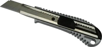 Produktbild von Teppichmesser Profi Alu Cuttermesser Cutter mit 18mm Abbrechklinge