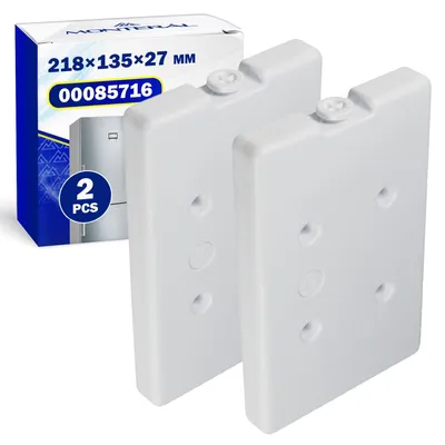 2 Kühlakkus 218 x 135 x 27 mm für Kühlschrank