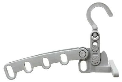 Immagine prodotto di Porta abiti pieghevole, design compatto, elevata capacità di carico, colore grigio