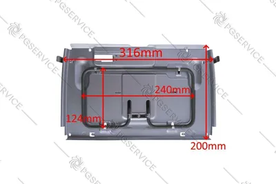 Image de Résistance inférieure pour plaque Tefal Ultracompact 600 GC3001 GC3003 GC3005 6680