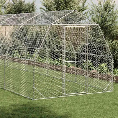 Immagine prodotto di Recinto per Polli 2,5x10x2,25 m in Acciaio Zincato