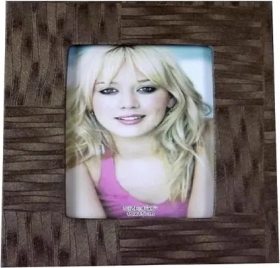 Zdjęcie produktu dla Ramka na zdjęcie stojąca kolor brązowy (imitacja skóry )