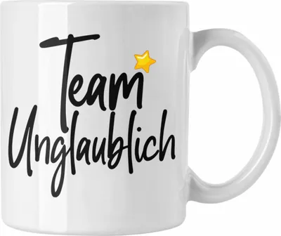 Produktbild von Trendation - Tasse Geschenk für Bestes Team Geschenkidee Dankeschön (Weiß)