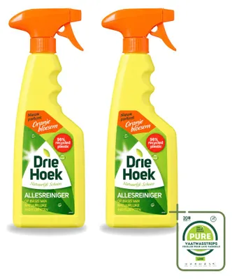 Produktbild von 2 x Driehoek Allesreiniger-Spray - Oranjebloesem - 500 ml - Großpackung - 2 Stücke