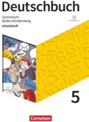 Immagine prodotto di Deutschbuch Gymnasium 5. Schuljahr - Baden-Württemberg 2025 - Arbeitsheft mit Lösungen und Erklärfilmen