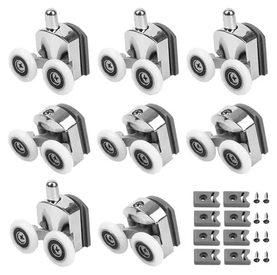 Immagine prodotto di Set di 8 rotelle per porte doccia in vetro