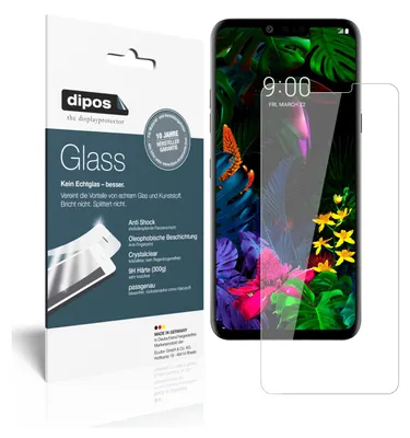 Produktbild von 2x Schutzfolie für LG G8 ThinQ - Anti-Shock 9H Folie dipos Glass Kunststoffglas