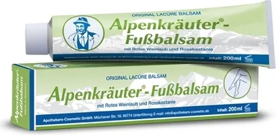 Produktbild von Alpenkräuter Fußbalsam Lacure 200 ml