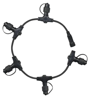 Produktbild von Best Season System 24 "LED-Soft-Ring - Extra" 5 Anschlüsse, ca. 70 cm, für den Außenbereich, 490-21