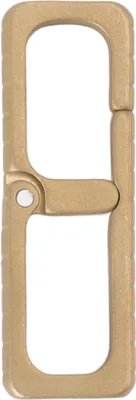Imagen del producto de Mosquetón con forma de pluma, mosquetón rectangular para hebilla de mochila, llavero, colgador de llaves
