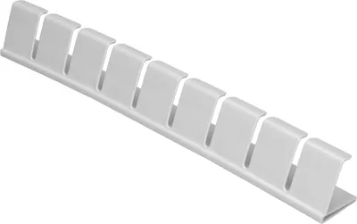 Flaschenhalter-Strip für Kühlschrank, weiß, 308 mm, für Bosch/Siemens