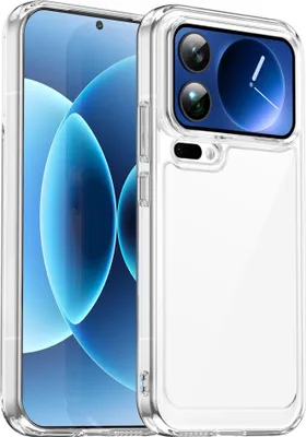 Produktbild von Für Xiaomi 17 Pro Max Colorful Serie TPU / Acryl Hybrid Schutz Hülle Transparent