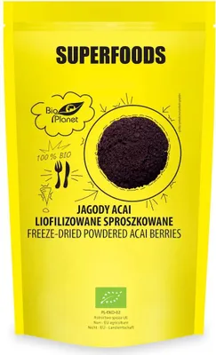 Produktbild von JAGODY ACAI LIOFILIZOWANE SPROSZKOWANE 100 g - PLANET SUPERFOODS