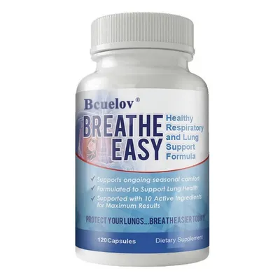 Produktbild von Lungengesundheit (120 Kapseln) Nahrungsergänzungsmittel, Reinigung, Detox, Entgiftung, Lungengesundheit, Schleim, Raucherlunge, Atemwege