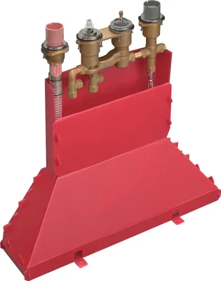 Produktbild von hansgrohe Grundkörper für 4-Loch Wannenrandarmatur mit Thermostat, 15482180