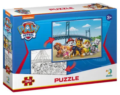 Obrázok produktu pre Puzzle 30 Tlapková patrola 2 v 1