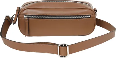 Produktbild von CINQUE Leder Handtasche Schultertasche Diane Handbag Brown braun