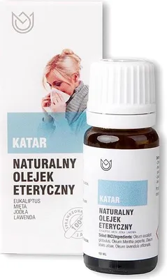 Obrázok produktu pre KATAR esenciálny olej 100% prírodný do zvlhčovačov vzduchu a aromaterapie 10 ml