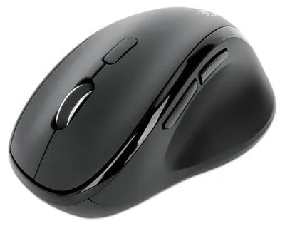 Produktbild von MANHATTAN Ergonomische Funkmaus USB-A/C 6 Tasten + Mausrad