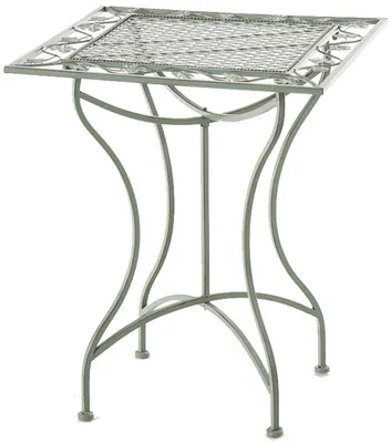 Produktbild von CLP Gartentisch Asina quadratisch 60x60 cm Beistelltisch im Jugendstil antik-grün