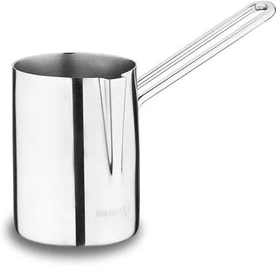 Produktbild von Famanu Kaffeekanne - Espresso Maker - Hitzebeständige Handgriffe - 10x35cm - Silber