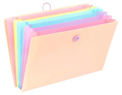 Produktbild von Viquel - Fächermappe mit 8 Fächern für A4 Rainbow Pastell Dokumente - Beige