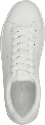 Produktbild von Tamaris Damen Sneaker Court Schnürer Vegan mit losen Einlagen 1-23720-43, Größe:39 EU, Farbe:Weiß