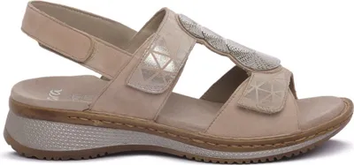 Produktbild von Ara Damen Sandalen Novel 1229002 in der Farbe Beige mit Klettverschluss