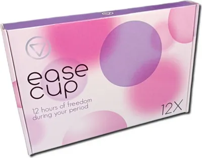 Produktbild von EaseCup 12x - Menstruationsscheiben/ Einweg-Bandscheibe - für 12 Stunden Freiheit während Ihrer Periode!