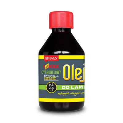 Zdjęcie produktu dla Olej parafinowy do lamp naftowych ISKRA CYTRONELA nafta świetlna 200ml