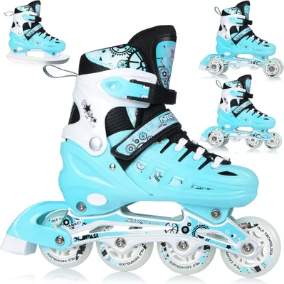 Obrázek produktu pro Brusle NILS EXTREME NH10905 4v1 mentolové L(39-42)