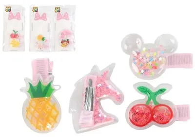 Obrázek produktu pro Barevné sponky do vlasů pro holčičky, mix – Pro Kids