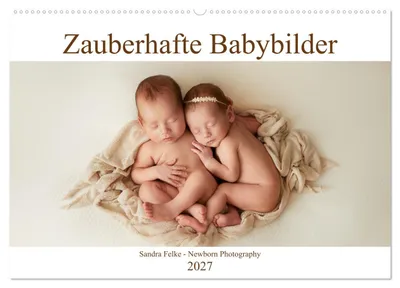 Produktbild von Zauberhafte Babybilder (Wandkalender 2027 DIN A2 quer), CALVENDO Monatskalender