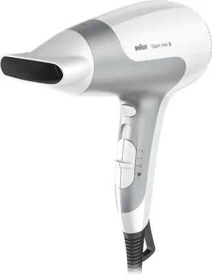 Obrázok produktu pre Braun Silk-épil 5 HD580, Strieborná, Biela, Jednofarebné, Plast, Pútko na zavesenie, 2 m, 2500 W