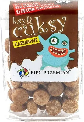 CUKSY KAROBOWE Z KSYLITOLEM 13G PIĘĆ PRZEMIAN