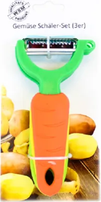 Image de Set d'éplucheurs à légumes 3 pièces
