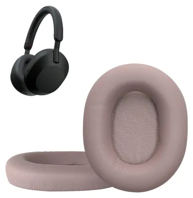 Produktbild von kwmobile 2x Ohr Polster für Sony WH-1000XM5 Ohrpolster - Ersatz Ohrpolster - Kopfhörer Ersatzteile - Kopfhörer Ersatzpolster für Over Ear Headphones