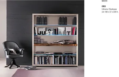 Produktbild von Wohnzimmer Vitrine Schrank Bücher Regal Anrichte Klassische Möbel Regale Holz