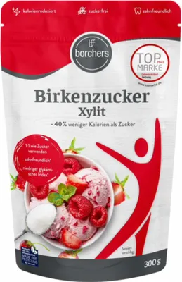 Produktbild von borchers Birkenzucker 100% Xylit mit Ceylon Zimt | Zuckerfrei | Zahnfreundlich | weniger Kalorien |