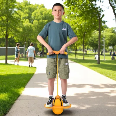 Zdjęcie produktu dla Kij do pogo ball dla dzieci - zabawka do skakania na zewnątrz z pompką