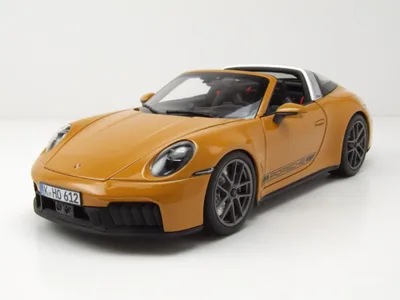Produktbild von Norev 187190 Porsche 911 Targa 4 GTS 2025 gelb 1:18