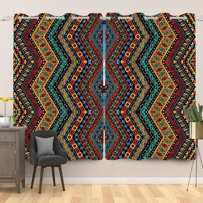 Produktbild von Verdunkelungsrollo, 117 x 183 cm, mit geometrischem Muster