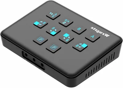 Productafbeelding van Video Capture Card - HDMI Opnamekaart - Content Creëren - Dual 4K HDMI Invoer - 1080p60fps - Zwart