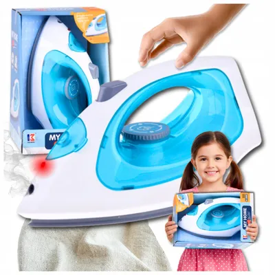 Produktbild von Bügeleisen Für Kinder Interaktives Sound-Licht-Dampf Mit Wasserfunktion Haushaltsgeräte