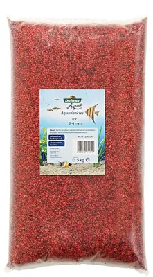 Produktbild von Dehner Aqua Aquarienkies, Körnung 2 - 4 mm, 5 kg, rot