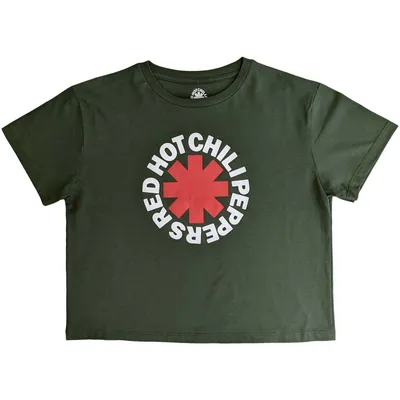 Obrázek produktu pro Red Hot Chili Peppers Classic Asterisk Green S Dámské Tričko
