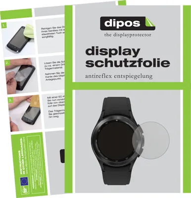 Produktbild von 6x Schutzfolie für Samsung Galaxy Watch 4 (44 mm) matt Displayschutzfolie Folie Display Schutz dipos