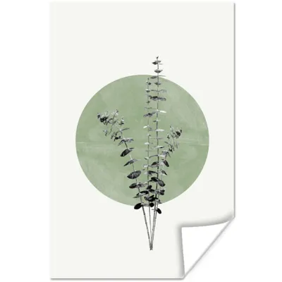 Produktbild von MuchoWow® Poster Grün - Pflanzen - Natur - Abstrakt 40x60 cm - Plakate für die Wand - Poster Babyzimmer
